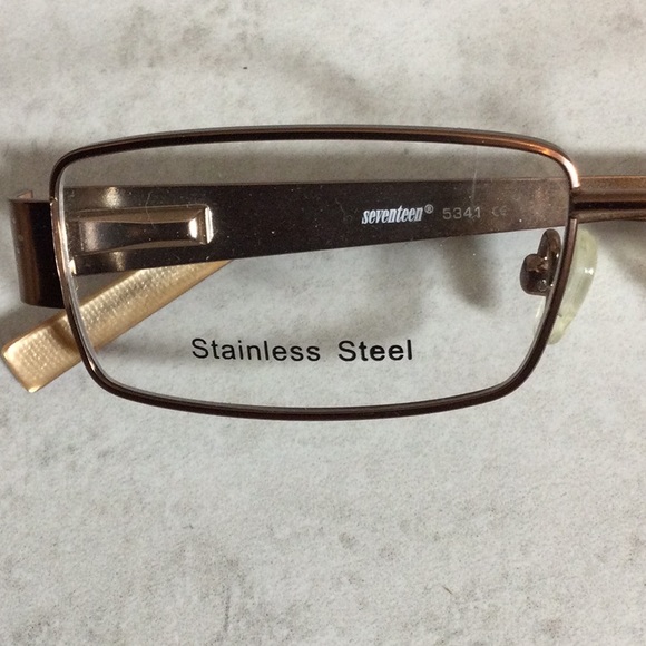 NWT Seventeen copper retro metal eyeglasses new old stock - Picture 13 of 16